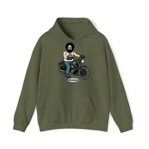 Jerry and His Hog - Life is dead.® Hoodie