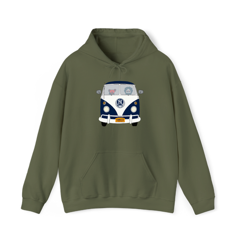 Jerry and The Bear - Life is dead.® Yankees Bus Hoodie