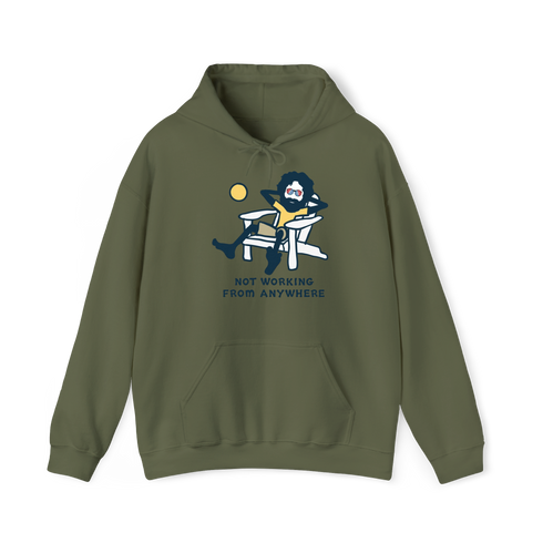 Jerry's Not Workin' From Anywhere - Life is dead.® Hoodie