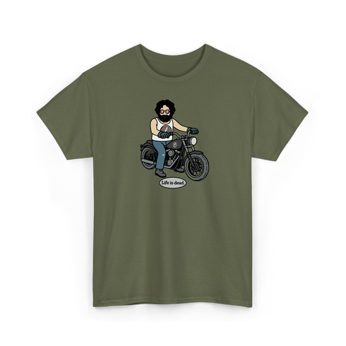 Jerry and His Hog - Life is dead.® Tee