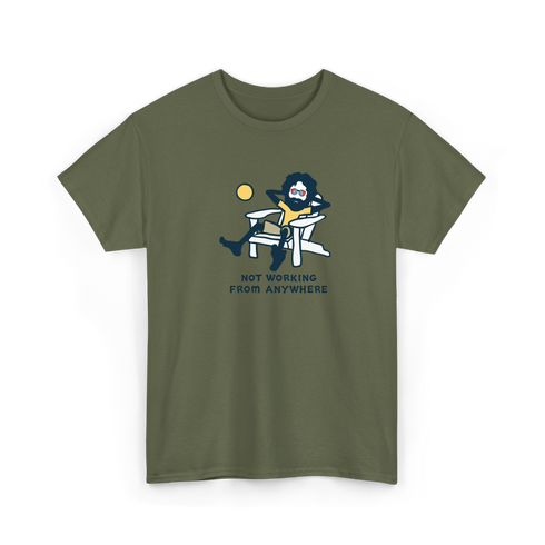 Jerry's Not Workin' From Anywhere - Life is dead.® Tee