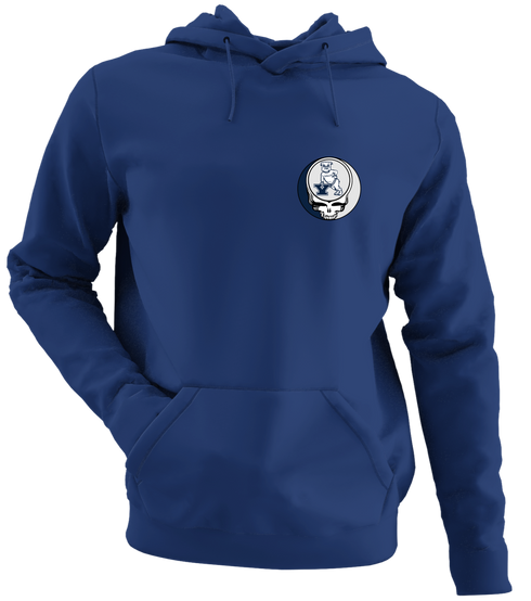 Yale University - Premium Grateful Dead Left Chest Hoodie - Navy