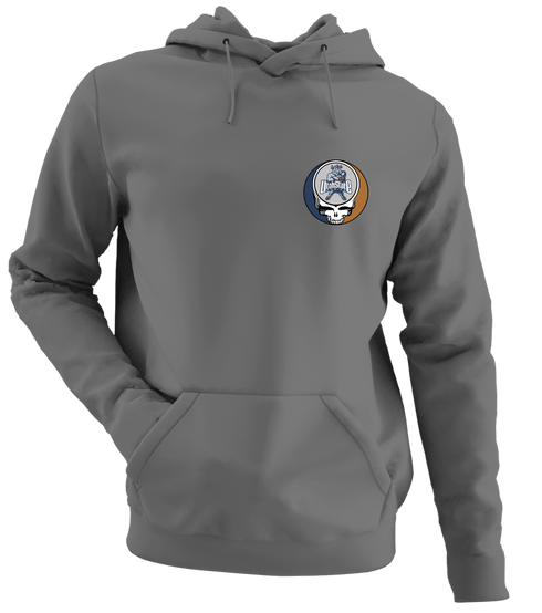 Utah State University - Premium Grateful Dead Left Chest Hoodie - Charcoal