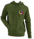 Washington College Lacrosse - Premium Grateful Dead Left Chest Hoodie - Military Green