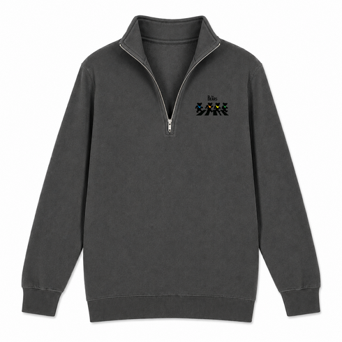 The Bears - Life is dead.® - Premium Grateful Dead Quarter-Zip Pullover - Charcoal - 5