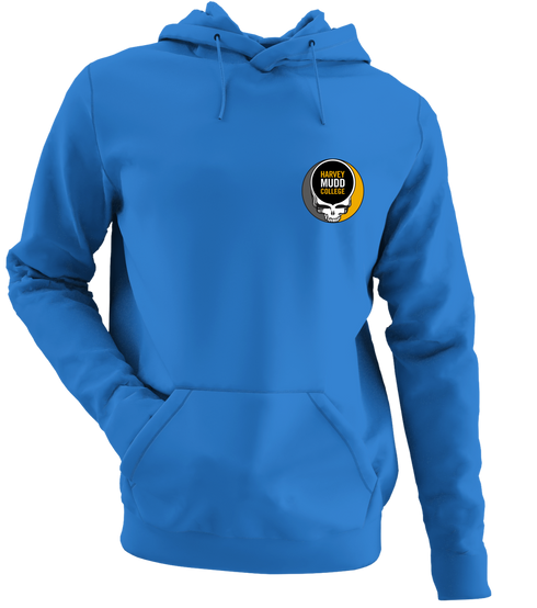 Harvey Mudd - Premium Grateful Dead Left Chest Hoodie - Royal