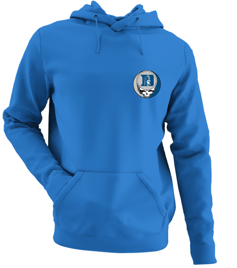 Duke University - Premium Grateful Dead Left Chest Hoodie - Heather Royal - 5