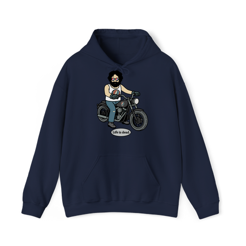 Jerry and His Hog - Life is dead.® Hoodie