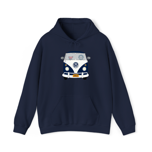Jerry and The Bear - Life is dead.® Yankees Bus Hoodie