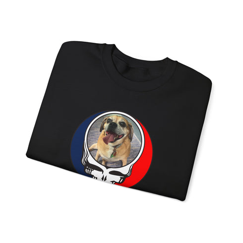 Custom Dog Stealie Crewneck Sweatshirt