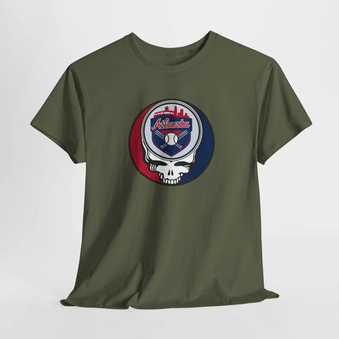 Grateful Dead - Atlanta Braves Grateful Dead Steal Your Face T-Shirt - MLB - StealieShop