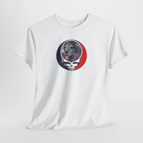 Custom Dog Stealie Unisex Grateful Dead T-Shirt (159)