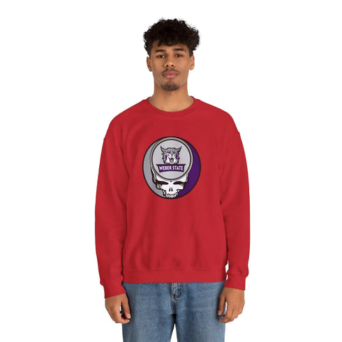 Grateful Dead - Weber State University Stealie Crewneck Sweatshirt - StealieShop