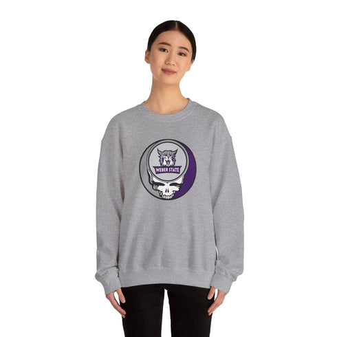 Grateful Dead - Weber State University Stealie Crewneck Sweatshirt - StealieShop