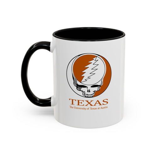 Grateful Dead - University of Texas Grateful Dead Stealie Coffee Mug (11oz or 15oz) - StealieShop
