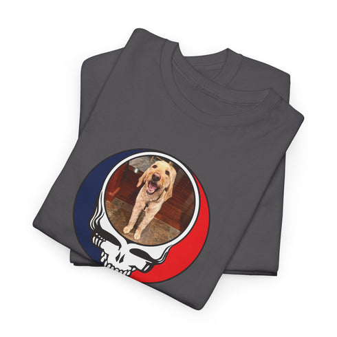 Custom Dog Stealie Unisex Grateful Dead T-Shirt (147)