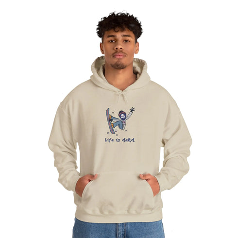 Snowboarding Jerry Grateful Dead Unisex Hoodie - StealieShop