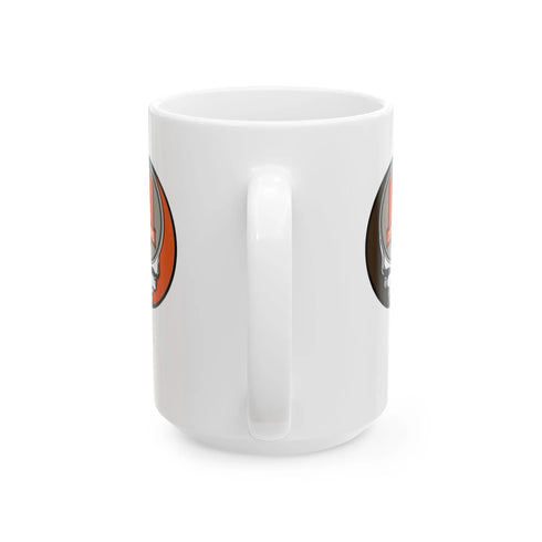Grateful Dead - Cleveland Browns Stealie Ceramic Coffee Mug - NFL - StealieShop