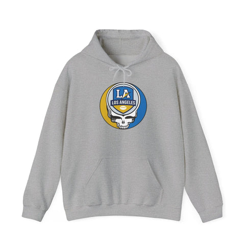 Grateful Dead - Los Angeles Chargers Stealie Grateful Dead Hooded Sweatshirt - NFL - StealieShop