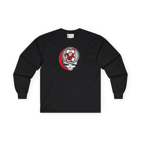Grateful Dead - Cortland State Stealie Grateful Dead Long Sleeve Tee - StealieShop