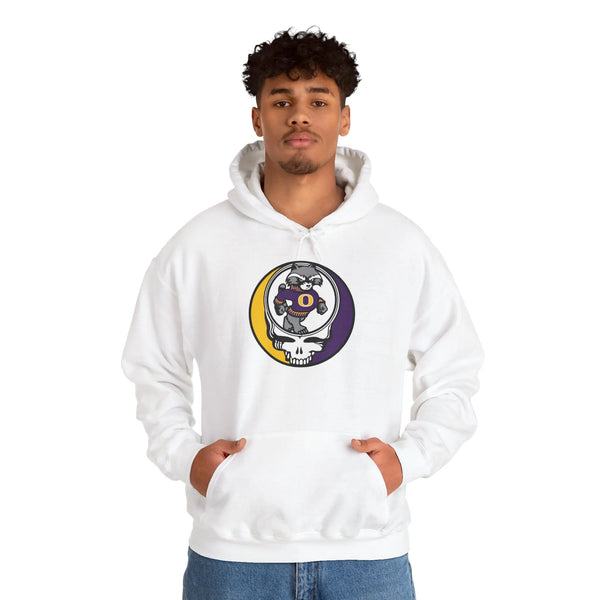 Grateful Dead - Oconomowoc High School - Raccoons Stealie Unisex Heavy Blend Hoodie - StealieShop