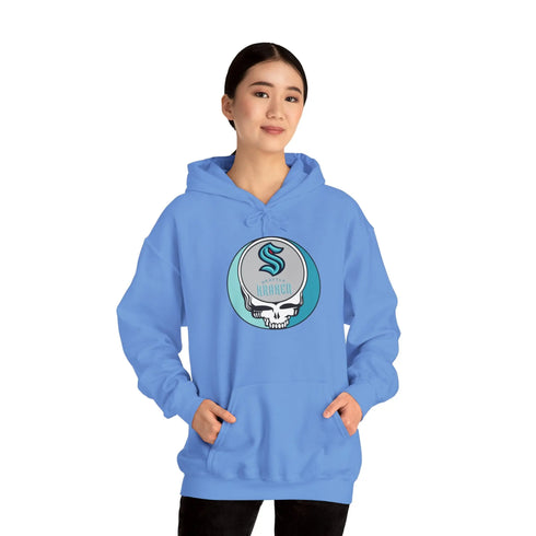 Seattle Kraken Grateful Dead Unisex Heavy Blend Hoodie StealieShop