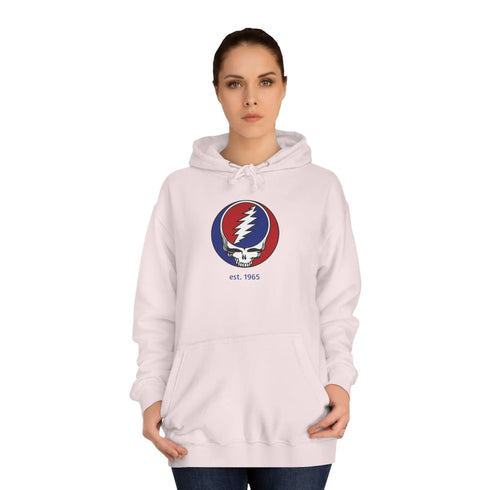 Grateful Dead - Grateful Dead Stealie - Est. 1965 Unisex College Hoodie - StealieShop