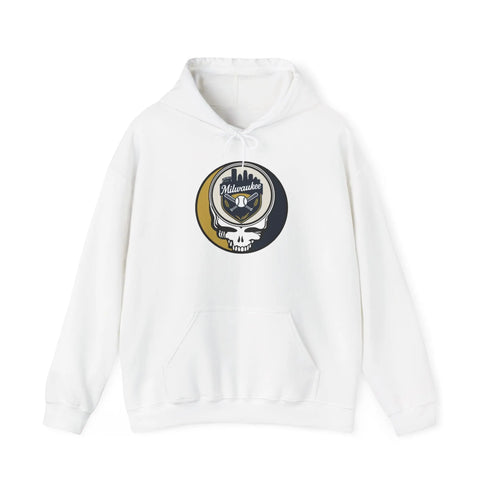 Grateful Dead - Milwaukee Brewers Grateful Dead Unisex Heavy Blend Hoodie - MLB - StealieShop