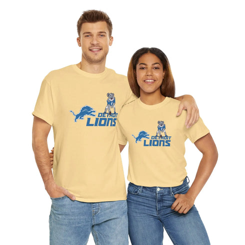 Detroit Lions Dancing Bear Grateful Dead T-Shirt - NFL - StealieShop