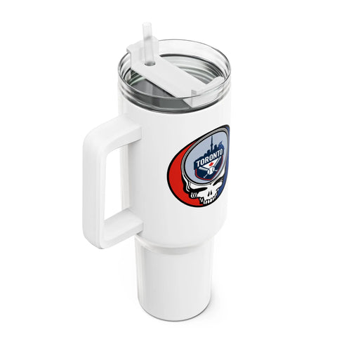 Grateful Dead - Toronto Blue Jays "Fat Man" Tumbler,  Double Insulated 40oz Travel Mug - StealieShop
