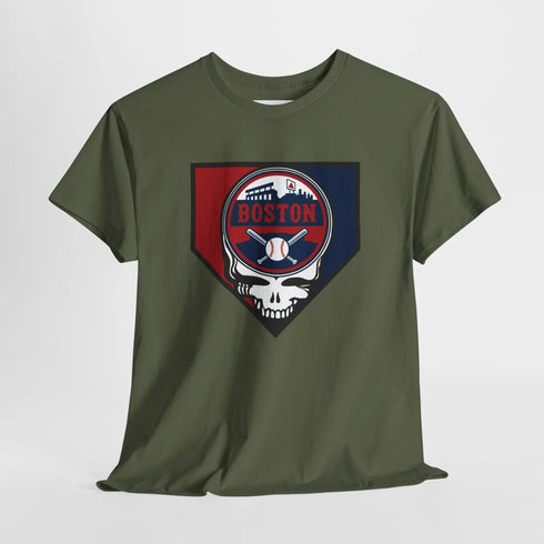 Grateful Dead - Home Run Collection: Boston Edition Grateful Dead Steal Your Face T-Shirt - StealieShop