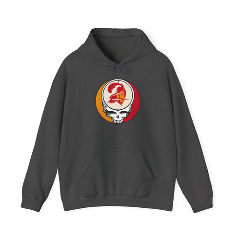 Grateful Dead - Tampa Bay Bucaneers Stealie Grateful Dead Hooded Sweatshirt - NFL - StealieShop
