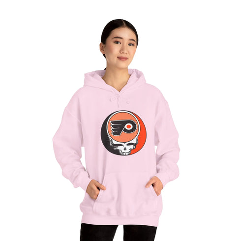 Philadelphia Flyers Grateful Dead Unisex Heavy Blend Hoodie StealieShop