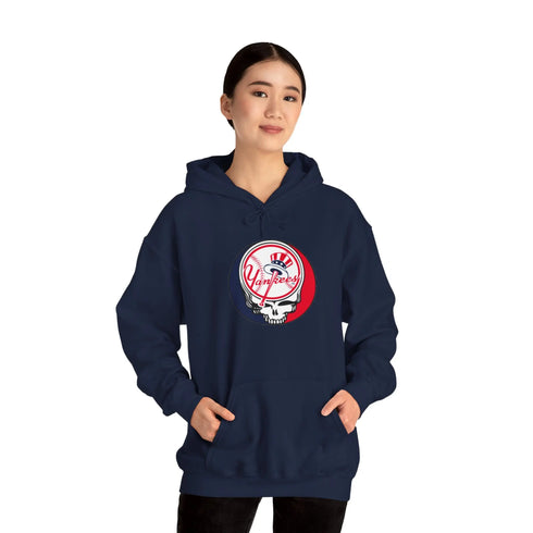 New York Yankees Grateful Dead Unisex Heavy Blend Hoodie - MLB - StealieShop