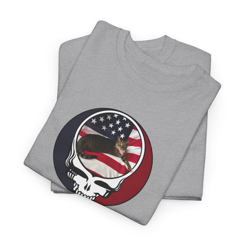 Custom Cat Stealie Grateful Dead T-Shirt (24)