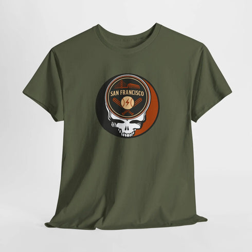 Grateful Dead - San Francisco Giants Classic Stealie T Shirt - MLB - StealieShop