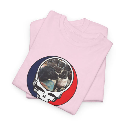 Custom Dog Stealie Unisex Grateful Dead T-Shirt (169)