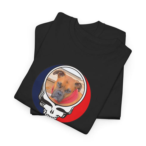 Custom Dog Stealie Unisex Grateful Dead T-Shirt (131)