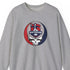 Grateful Dead - New England Patriots Grateful Dead Stealie Crewneck Sweatshirt - NFL - StealieShop