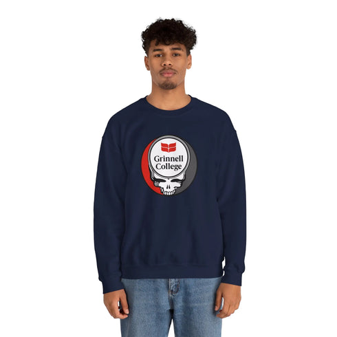 Grateful Dead - Grinnell College Stealie Crewneck Sweatshirt - StealieShop