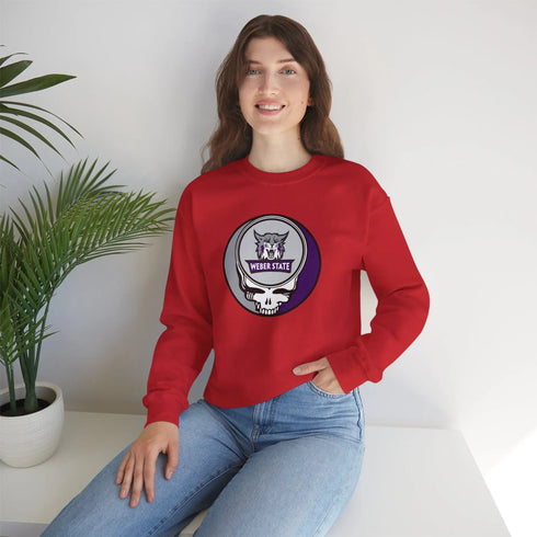 Grateful Dead - Weber State University Stealie Crewneck Sweatshirt - StealieShop