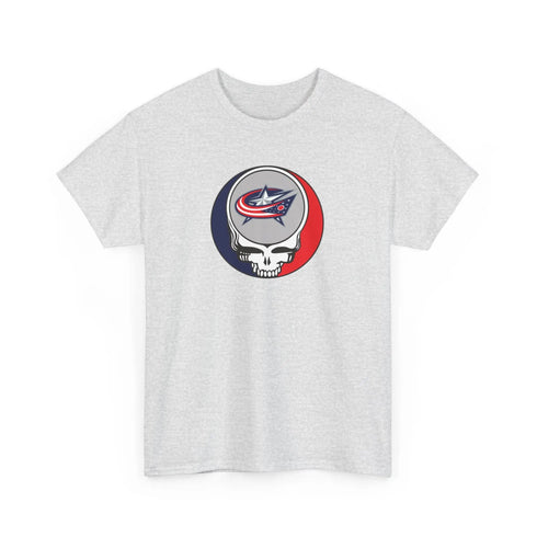 Columbus Blue Jackets Grateful Dead Steal Your Face T-Shirt - NHL - StealieShop