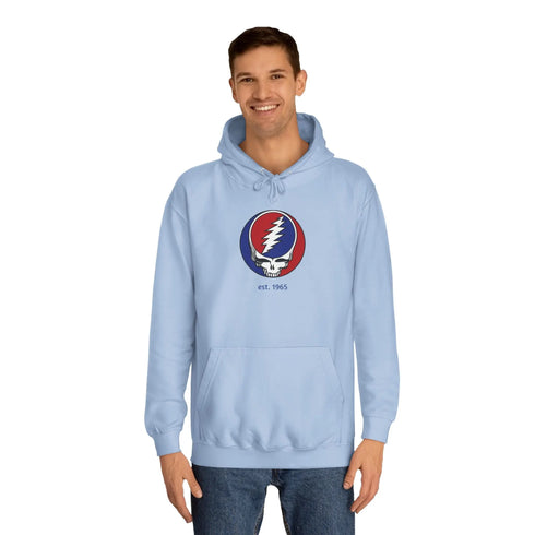 Grateful Dead - Grateful Dead Stealie - Est. 1965 Unisex College Hoodie - StealieShop