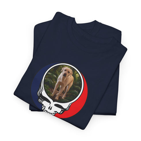 Custom Dog Stealie Grateful Dead T-Shirt