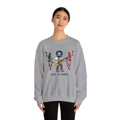 Grateful Dead - Jarry's Jammin' | Life is dead. Crewneck Sweatshirt - StealieShop