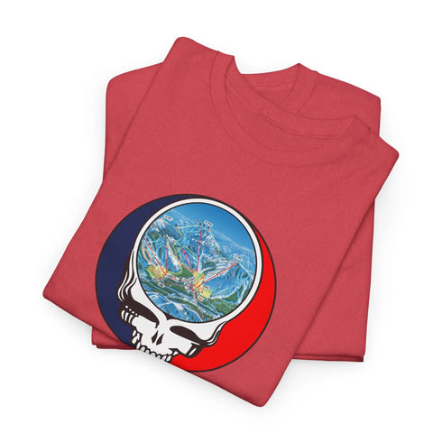 Sugarbush Trail Map Stealie Grateful Dead T-Shirt