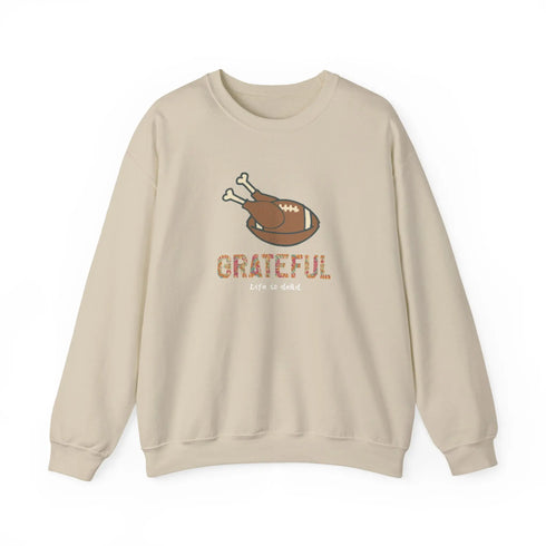 Life is dead. Turkey Day Unisex Crewneck Sweatshirt - Thanksgiving