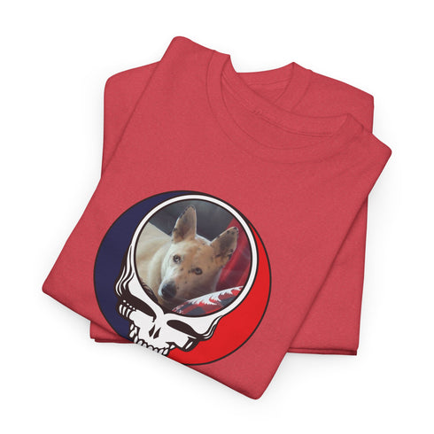 Custom Dog Stealie Unisex Grateful Dead T-Shirt (137)