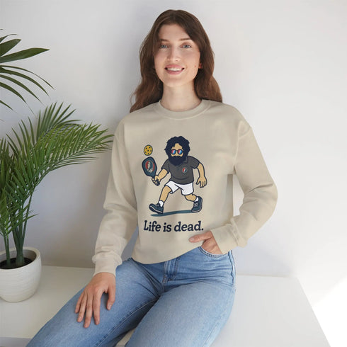 Grateful Dead - Jerry's in A Pickle | Life is dead. Crewneck Sweatshirt - StealieShop