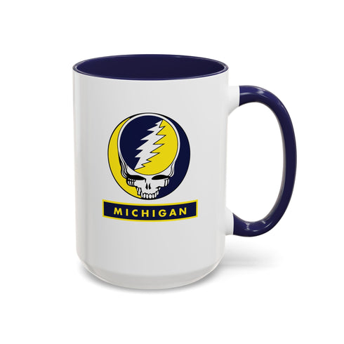 Grateful Dead - Michigan Stealie Coffee Mug - StealieShop